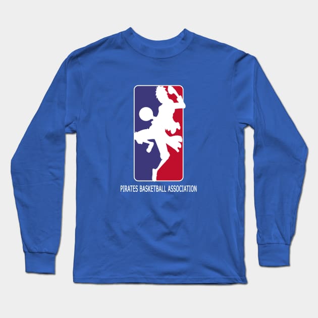 Pirates Basketball Long Sleeve T-Shirt by peekxel